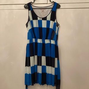 Banana Republic blue/white dress